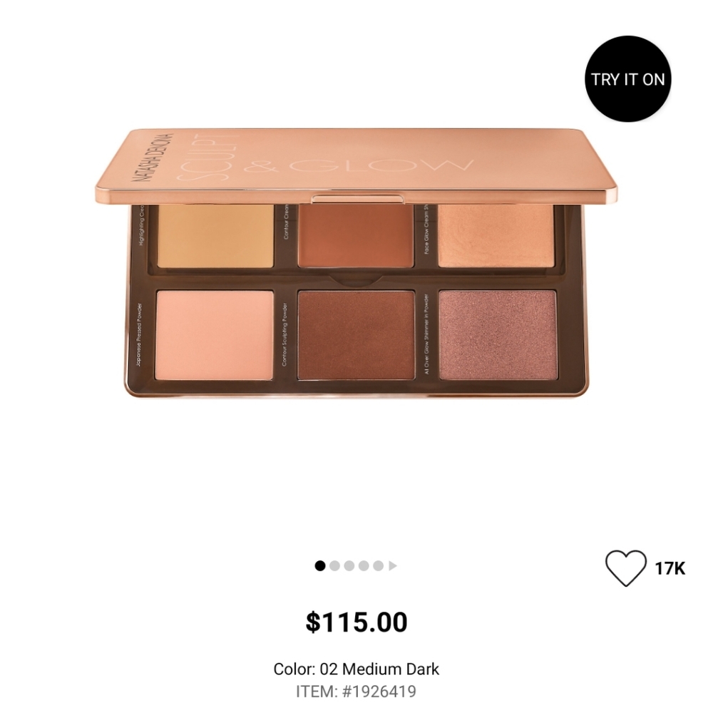 Natasha Denona highlight and contour palette